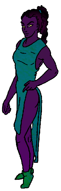 Viridia is a Zekiran immortal, leading a number of other Immortals on a quest to locate a new homeworld. They pick up many creatures on the way - view them by clicking on the image!